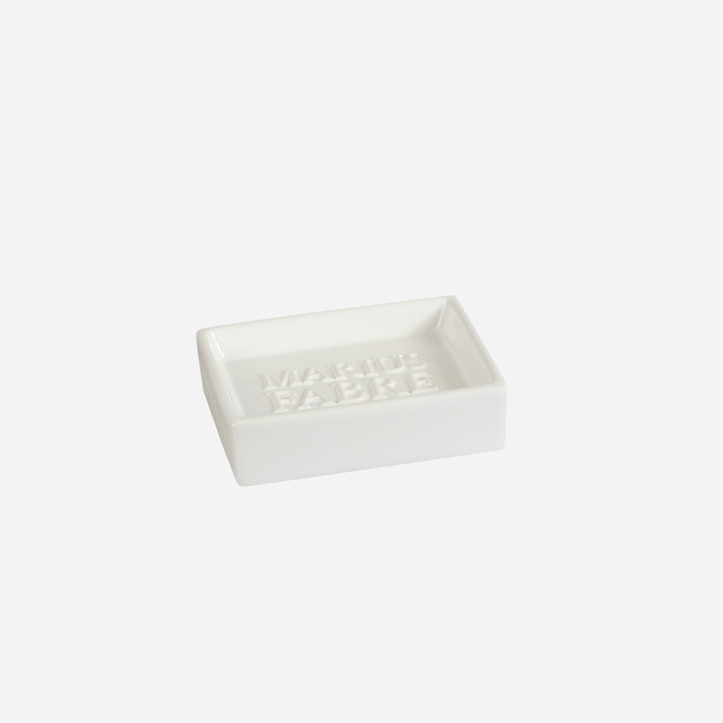 White Ceramic Soap Dish