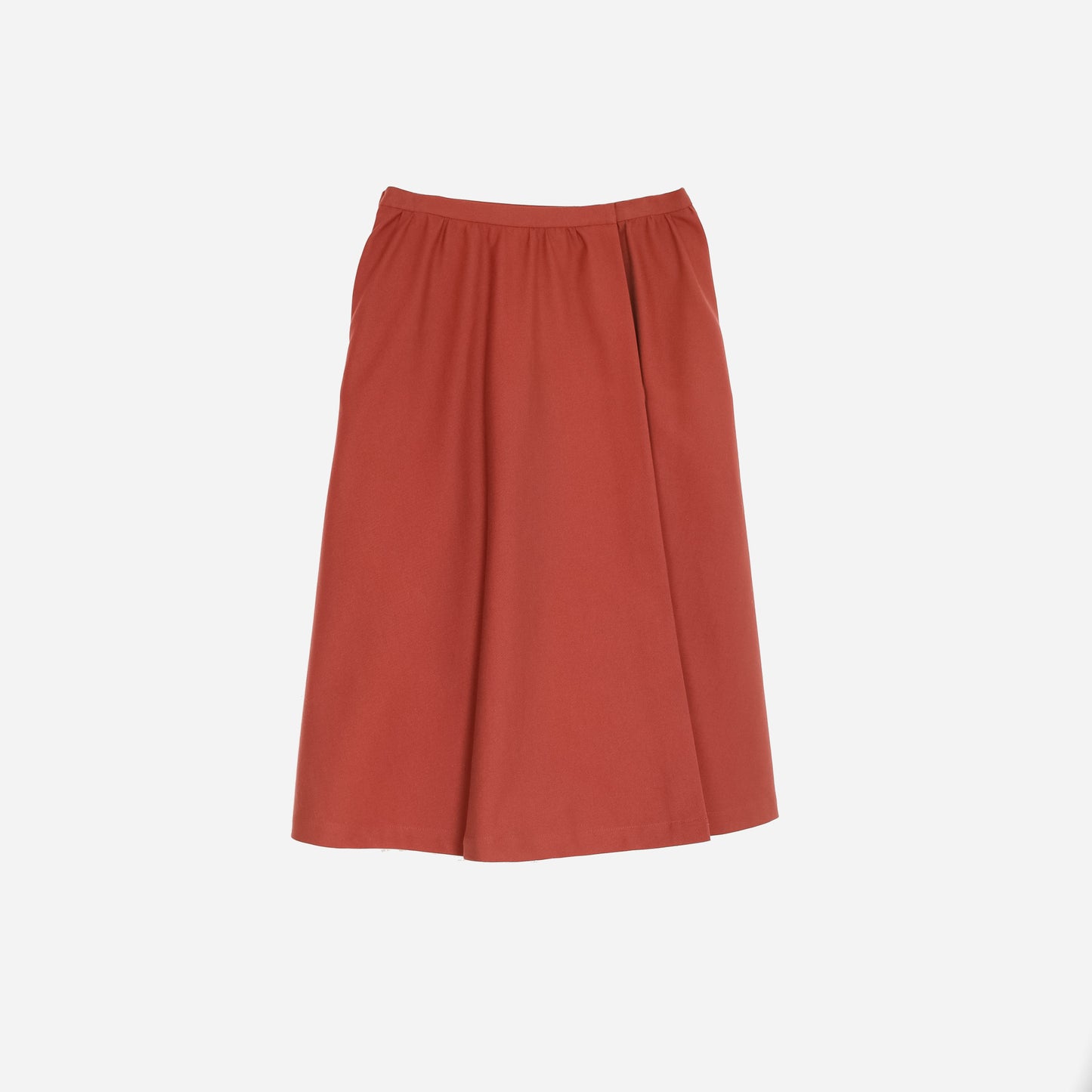 Red Wrap Skirt