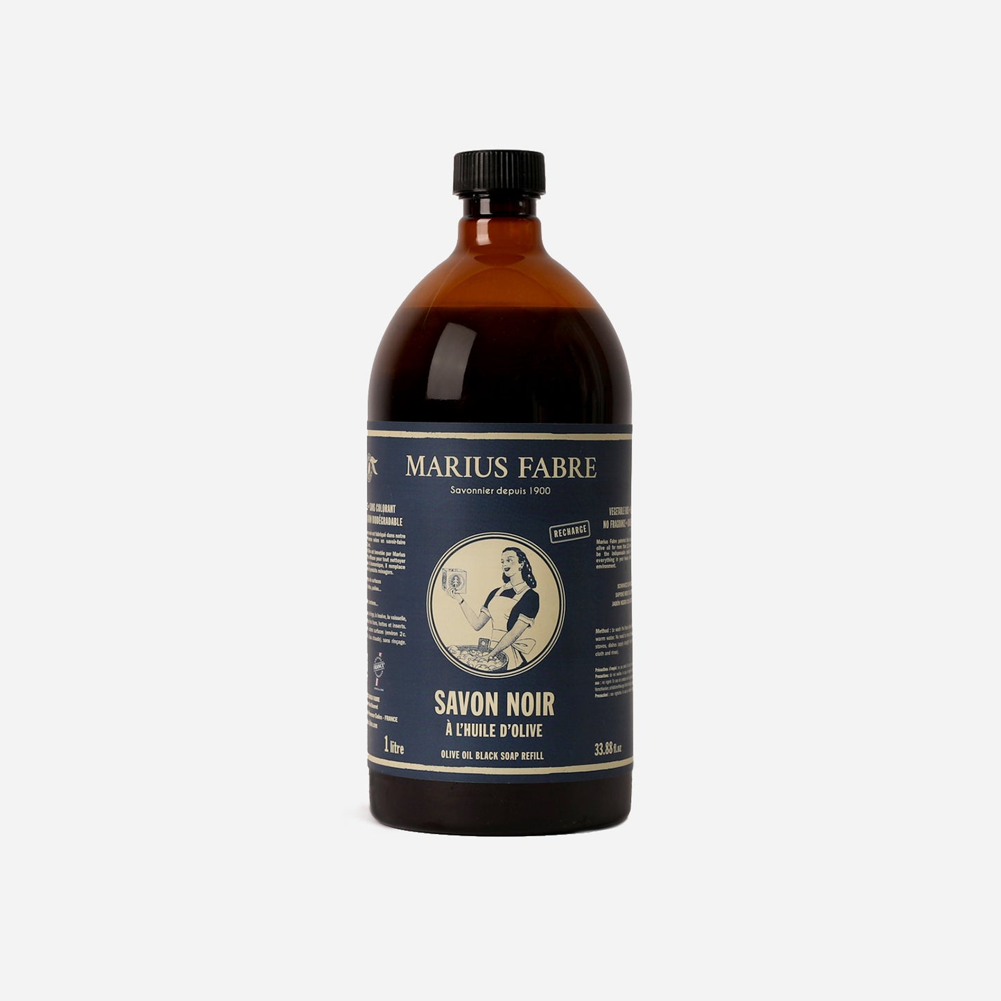 Olive Oil Liquid Black Soap, 1L