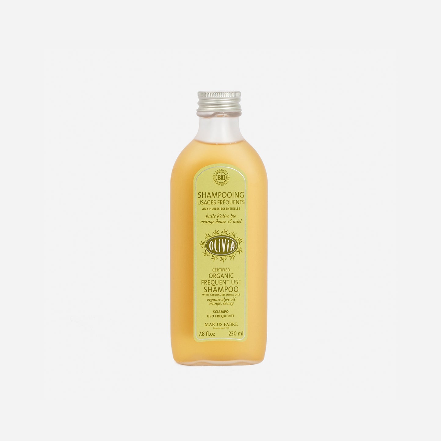 Organic Frequent Use Olive Oil Shampoo, 230ml