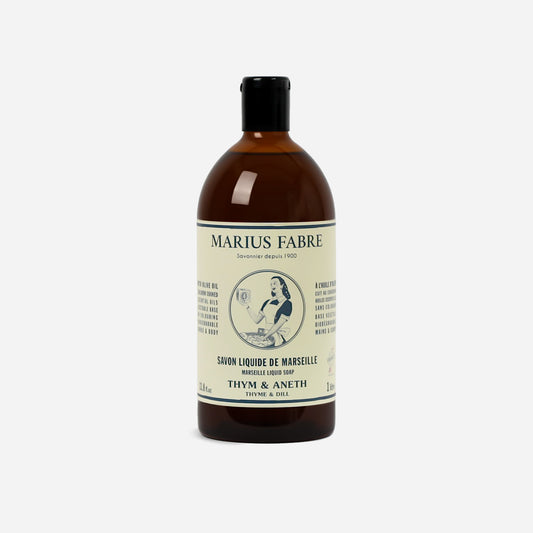 Marseille Thyme & Dill Liquid Soap, 1L
