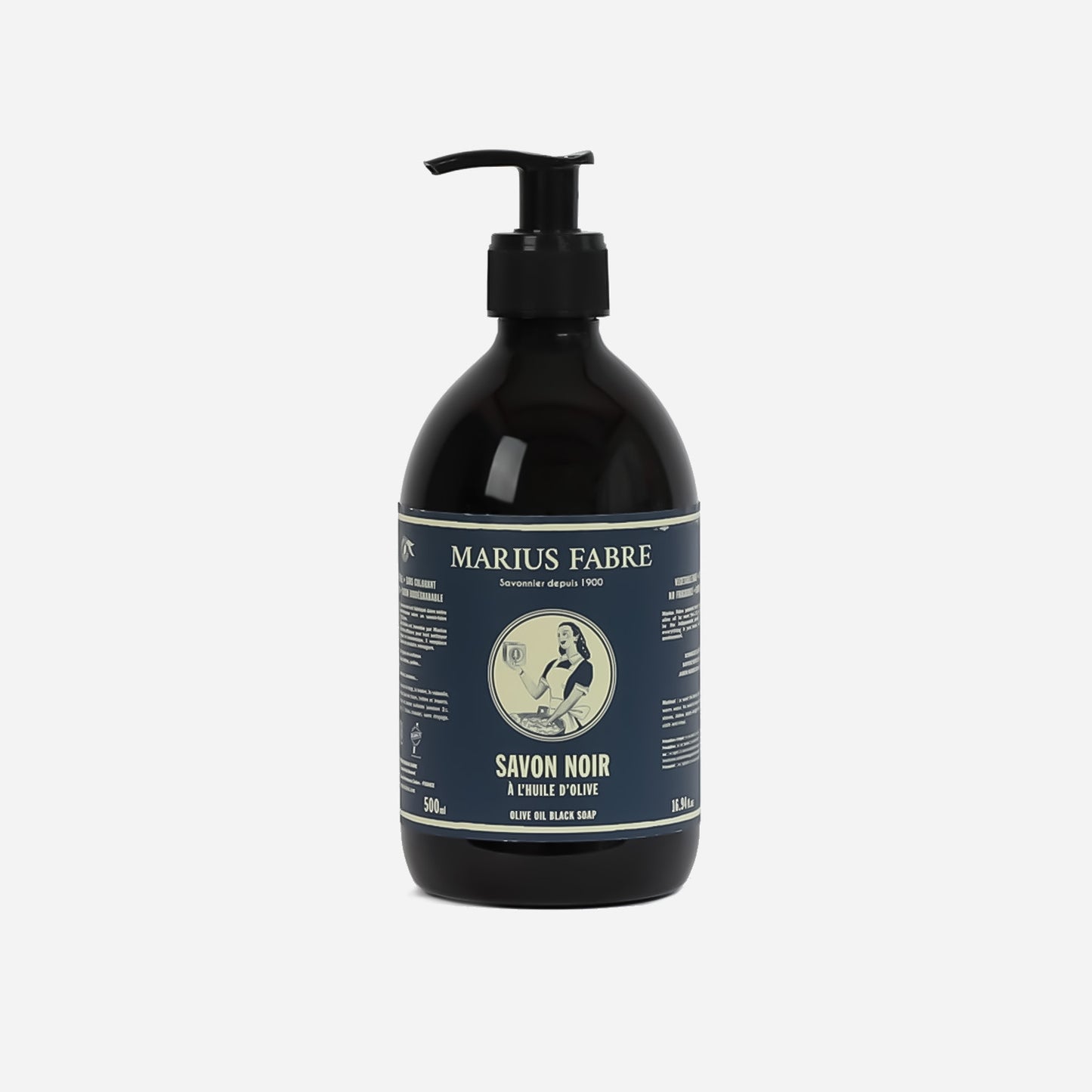 Olive Oil Liquid Black Soap, 500ml
